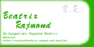 beatrix rajmond business card